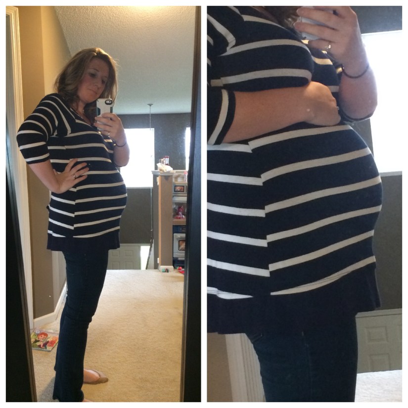 baby 3 bump 30 weeks