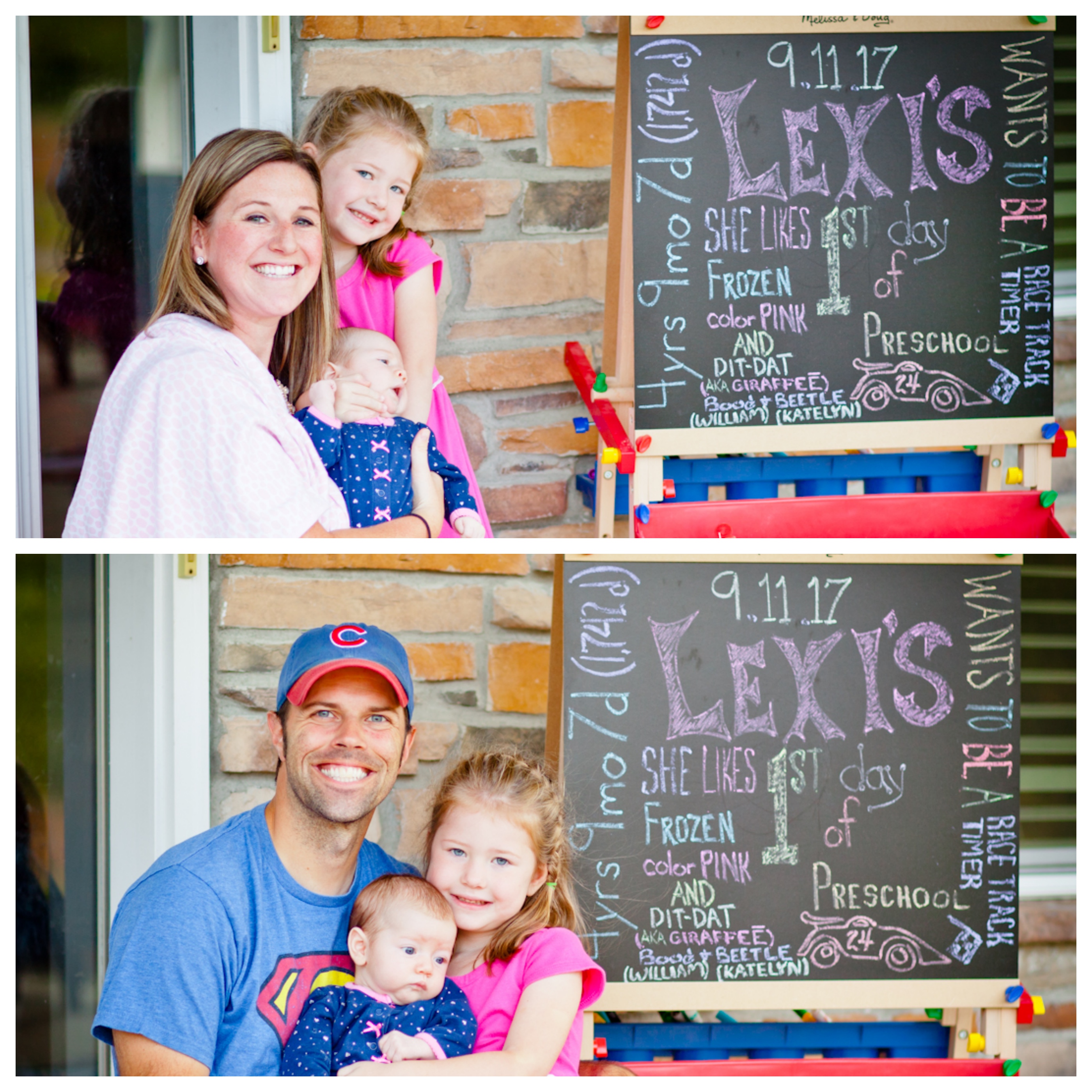 Lexis 1st day of preschool